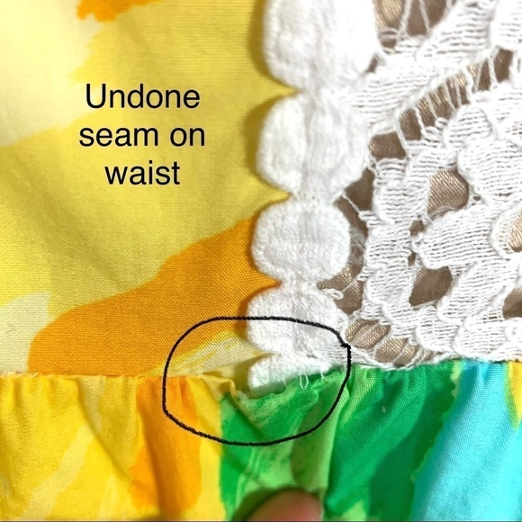 Lilly Pulitzer Sunglow Yellow First Impressions Raegan Dress Size 00 Holy Grail - Picture 9 of 17